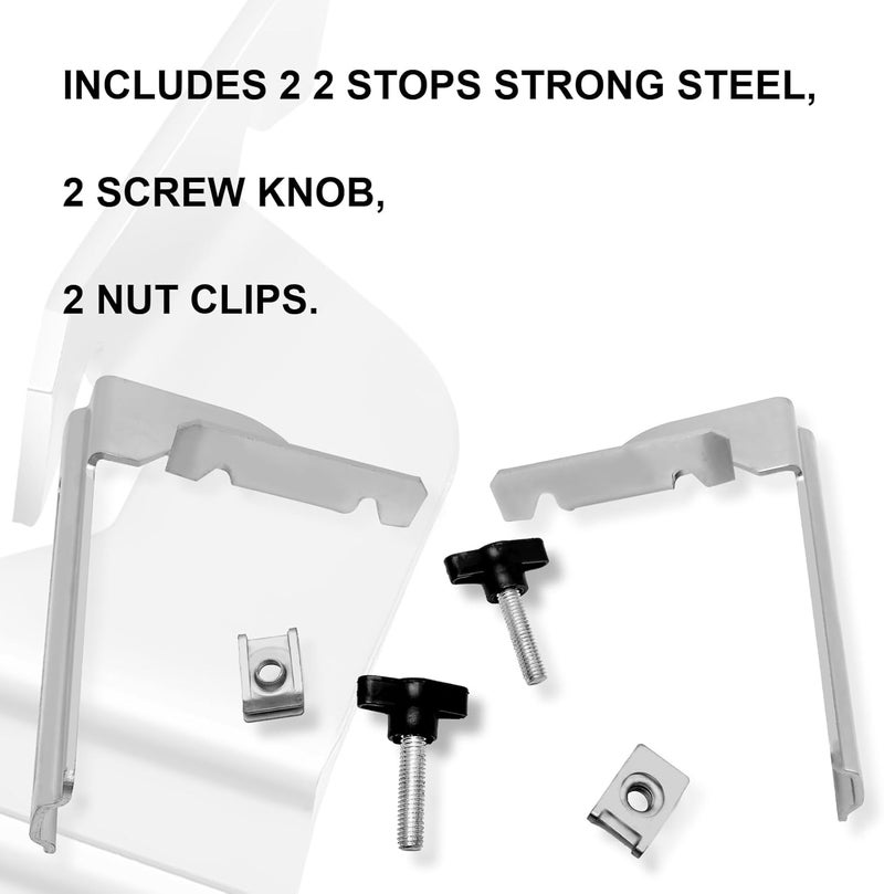 deawater 1set DW7084 Miter Saw Crown Stops Crown Moulding Stop for DEWALT Miter Saw DW703,DW706,DW708,DW712,DW715,DW716,DW718 Crown Moulding Stop Cutting Tool - Image 3